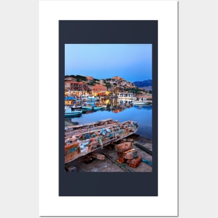 The port of Molyvos town - Lesvos island Posters and Art